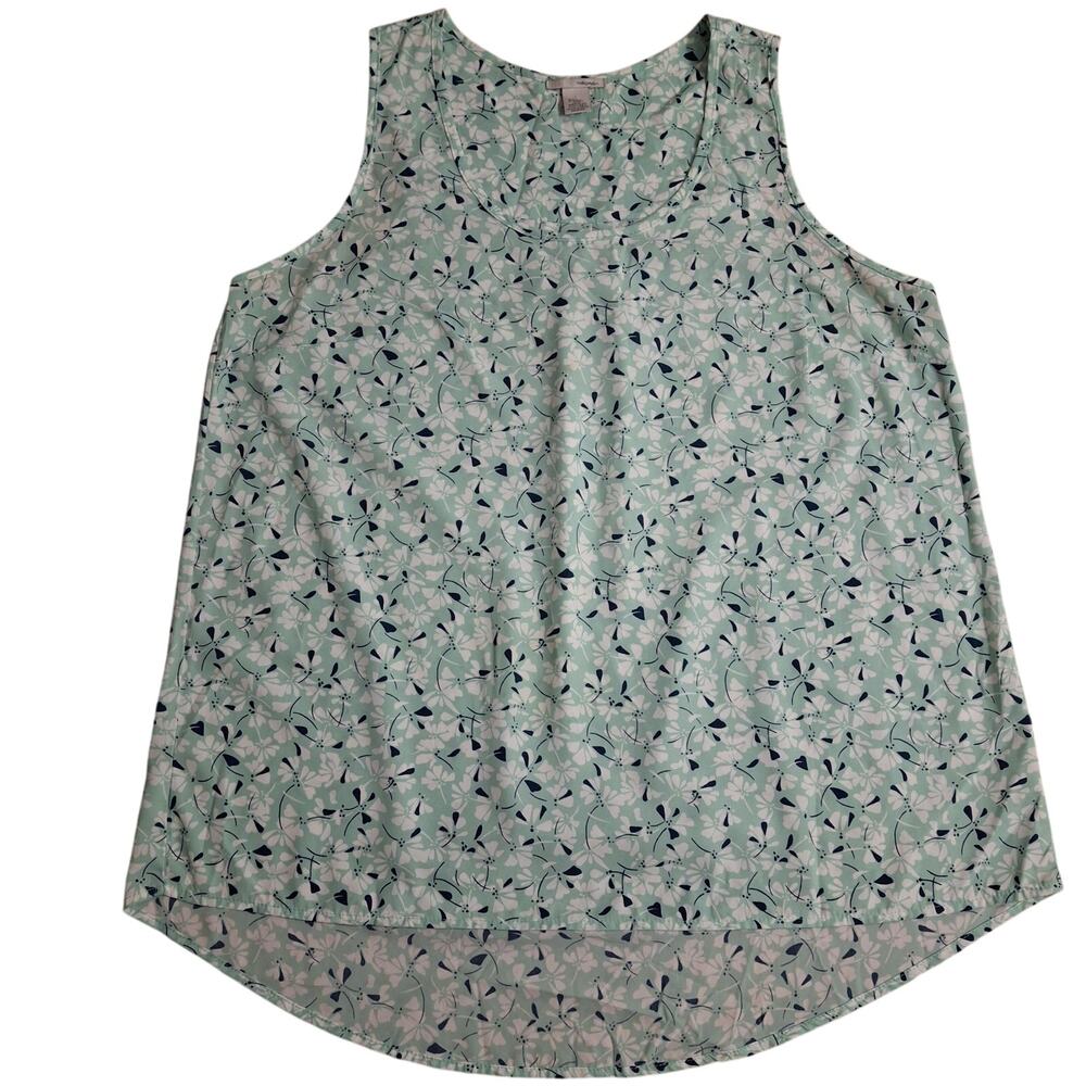 Vintage Halogen sleeveless lightweight blouse size L